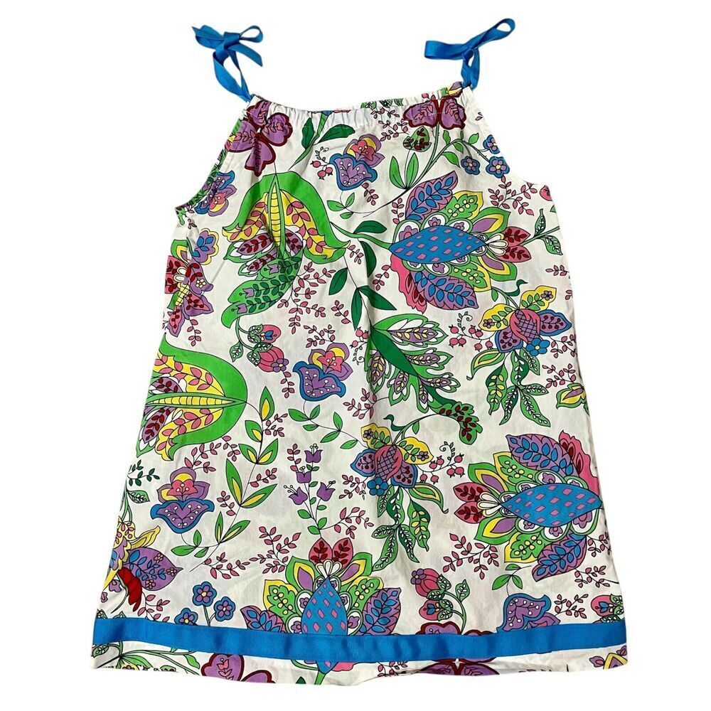 Hanna Andersson Pillowcase Dress Floral Girls 120 cm US 6 Multicolor Pre…